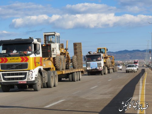 مانور طرح راهداری زمستانه شهرستان گالیکش برگزار شد