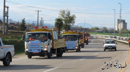 مانور طرح راهداری زمستانه شهرستان گالیکش برگزار شد