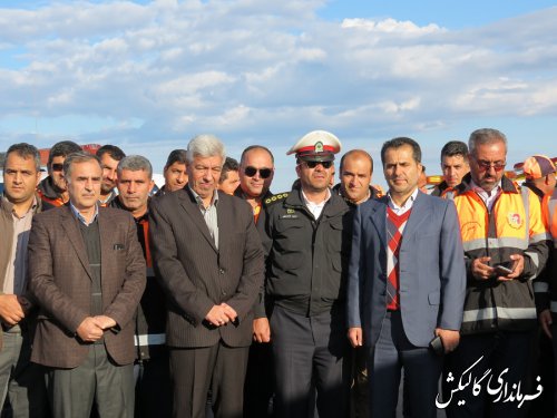 مانور طرح راهداری زمستانه شهرستان گالیکش برگزار شد