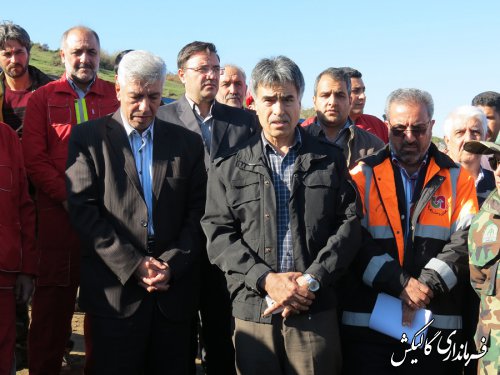 مانور استانی اطفاء حریق در شهرستان گالیکش برگزار شد