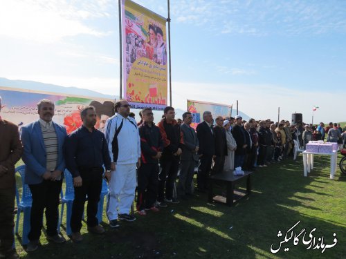 همایش پیاده‌روی خانوادگی و بازیهای محلی در آق‌قمیش شهرستان گالیکش برگزار شد