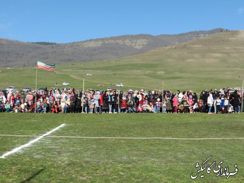 همایش پیاده‌روی خانوادگی و بازیهای محلی در آق‌قمیش شهرستان گالیکش برگزار شد