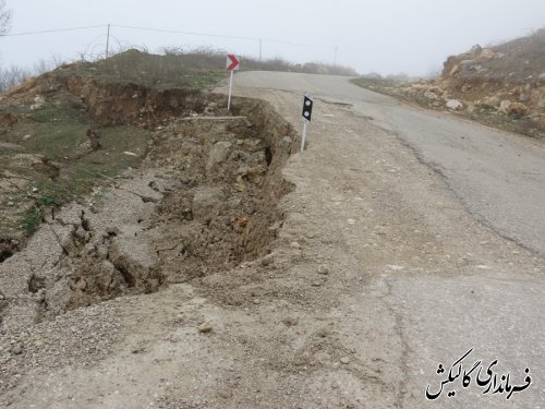 فرماندار گالیکش از محور کوهستانی دهستان نیلکوه بازدید کرد 