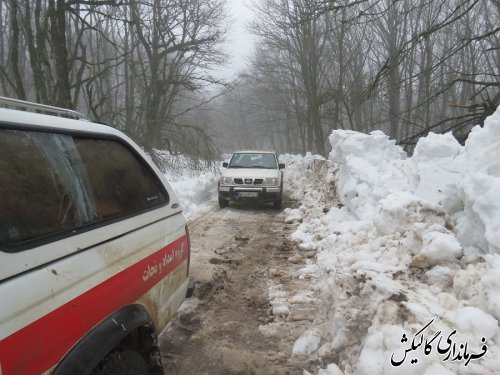 جاده ارتباطی روستای کندسکوه شهرستان گالیکش بازگشایی شد