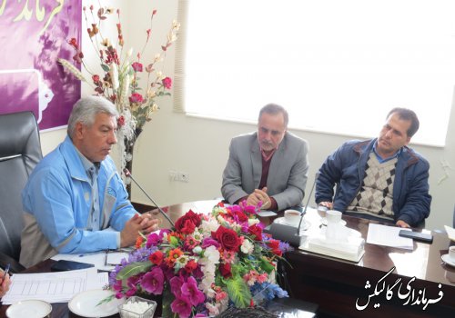جلسه شورای هماهنگی مدیریت بحران شهرستان گالیکش برگزار شد