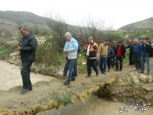 بخشی از آب سد حسین آباد کالپوش رهاسازی شد