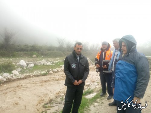 بخشی از آب سد حسین آباد کالپوش رهاسازی شد