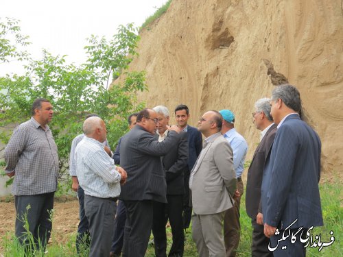 بازدید مشترک فرماندار گالیکش بهمراه برخی از مدیران استانی از وضعیت روستاهای بخش مرکزی