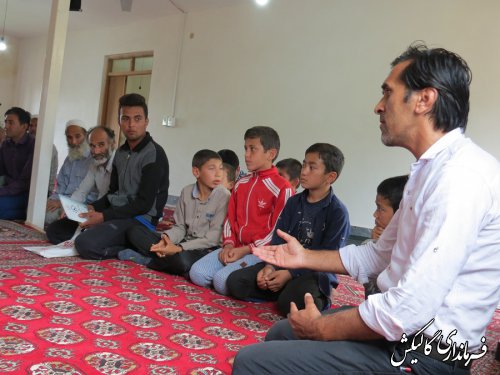 نخستین میز خدمت شهرستان گالیکش در سال جدید در روستای قوشه‌چشمه برگزار شد