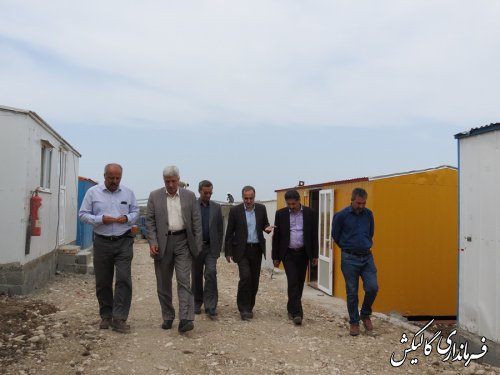بازدید فرماندار گالیکش از عملیات احداث بیمارستان ۹۱ تختخوابی شهرستان