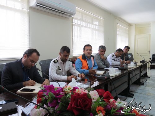دومین جلسه شورای ترافیک شهرستان گالیکش برگزار شد