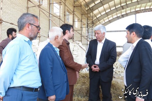 بازدید از وضعیت پروژه‌های عمرانی روستاهای شهرستان گالیکش 