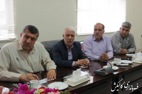 جلسه کارگروه آرد و نان شهرستان گالیکش برگزار شد
