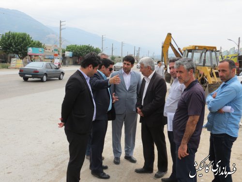 بازدید مشترک فرماندار و مدیرکل راهداری گلستان از محور ترانزیتی گالیکش-تنگراه