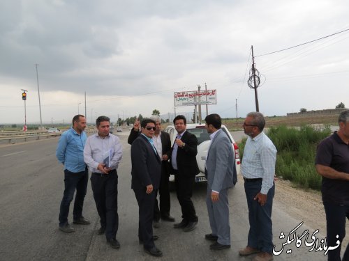 بازدید مشترک فرماندار و مدیرکل راهداری گلستان از محور ترانزیتی گالیکش-تنگراه