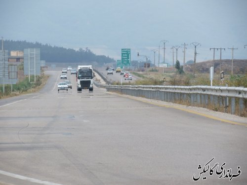 بازدید مشترک فرماندار و مدیرکل راهداری گلستان از محور ترانزیتی گالیکش-تنگراه