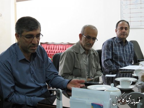 دیدار رئیس هیأت نظارت شورای نگهبان گالیکش با فرماندار شهرستان؛