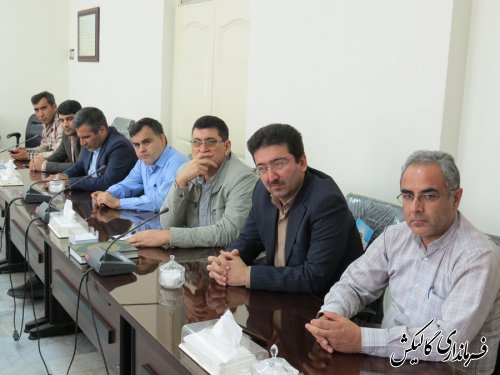 جلسه شورای هماهنگی مدیریت بحران شهرستان گالیکش برگزار شد