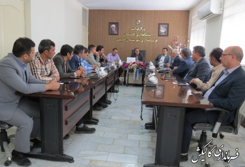 جلسه شورای هماهنگی مدیریت بحران شهرستان گالیکش برگزار شد