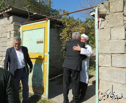 دیدار صمیمی فرماندار گالیکش با امام جماعت اهل‌سنت شهر صادق‌آباد