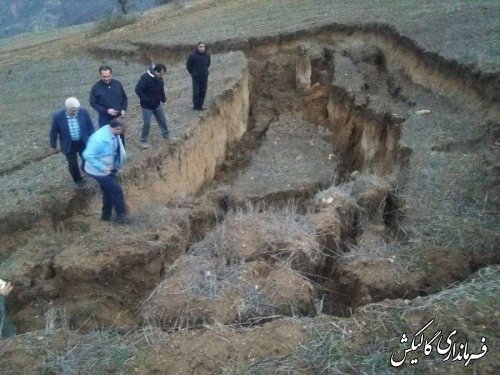 بازسازی اراضی کشاورزی خسارت‌دیده از سیل‌ ابتدای سال جاری شهرستان گالیکش آغاز شد