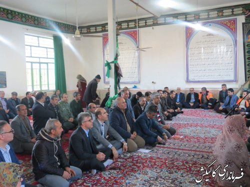 میز خدمت مسئولین شهرستان گالیکش در روستای آق‌قمیش برگزار شد