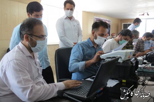 دومین مانور انتخابات ۱۴۰۰ در فرمانداری گالیکش برگزار شد