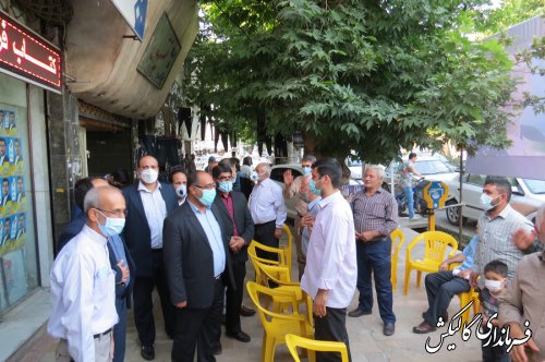 بازدید فرماندار گالیکش از ستادهای تبلیغاتی نامزدهای انتخابات