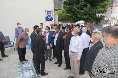 بازدید فرماندار گالیکش از ستادهای تبلیغاتی نامزدهای انتخابات