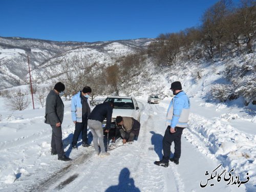 تردد در تمامی محورهای مواصلاتی شهرستان برقرار است 