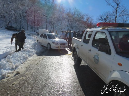 تردد در تمامی محورهای مواصلاتی شهرستان برقرار است 