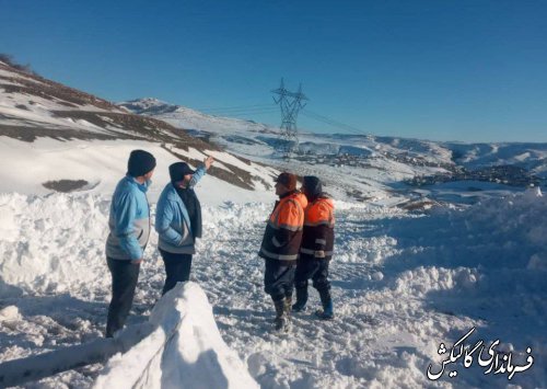 بازدید میدانی فرماندار گالیکش از محور کوهستانی گالیکش به حسین‌آباد کالپوش