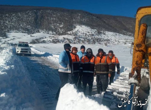 بازدید میدانی فرماندار گالیکش از محور کوهستانی گالیکش به حسین‌آباد کالپوش