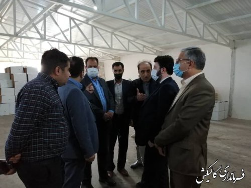 بازدید مشترک فرمانداران گالیکش و کلاله از مجتمع تولیدی مرغ و تخم مرغ کاسپین طلایی چیکا 