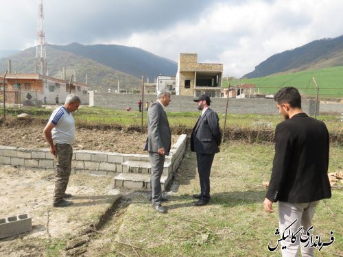 بازدید فرماندار گالیکش از محل برپایی جشنواره‌های نوروزی فرهنگ و اقتصاد روستا در شهرستان