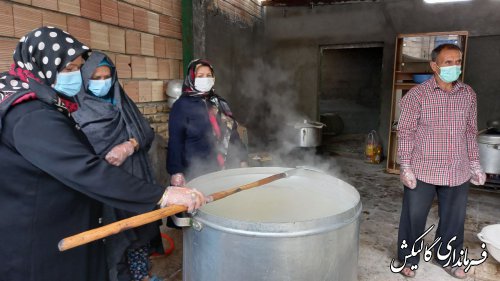 آشپزخانه خیریه اطعام مهدوی روستای تلوستان افتتاح شد