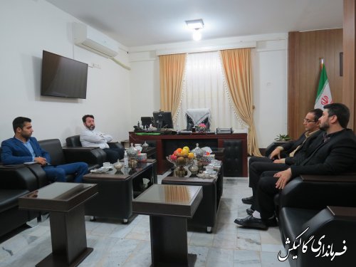 رئیس پارک علم و فناوری استان گلستان با فرماندار شهرستان گالیکش دیدار کرد