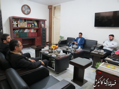 رئیس پارک علم و فناوری استان گلستان با فرماندار شهرستان گالیکش دیدار کرد