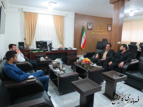 رئیس پارک علم و فناوری استان گلستان با فرماندار شهرستان گالیکش دیدار کرد