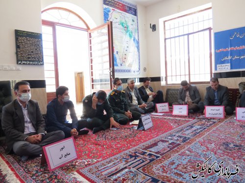 برنامه میزخدمت مردم با مسئولین شهرستان در دو روستای بخش مرکزی گالیکش برگزار شد