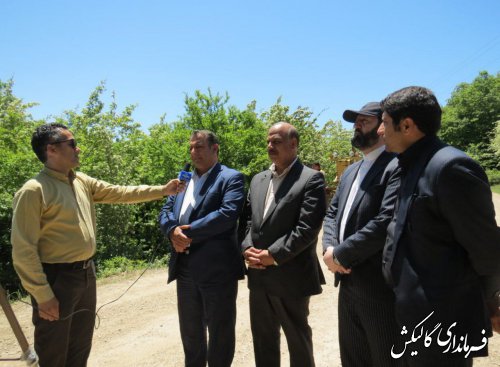 جاده کوهستانی روستای محروم سیجان گالیکش بهسازی می‌شود