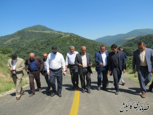 جاده کوهستانی روستای محروم سیجان گالیکش بهسازی می‌شود