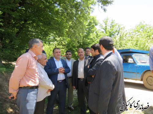 جاده کوهستانی روستای محروم سیجان گالیکش بهسازی می‌شود