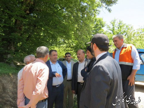 جاده کوهستانی روستای محروم سیجان گالیکش بهسازی می‌شود