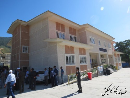 مدرسه خیرساز ۶ کلاسه "مهر عظام" در روستای ترجنلی شهرستان گالیکش افتتاح شد