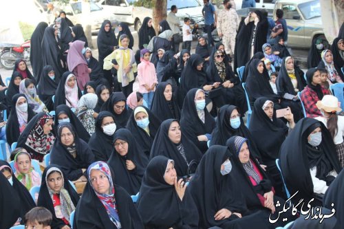 تجمع جهادگران فاطمی و مدافعان حریم خانواده در گالیکش به همت بسیج بانوان سپاه شهرستان 