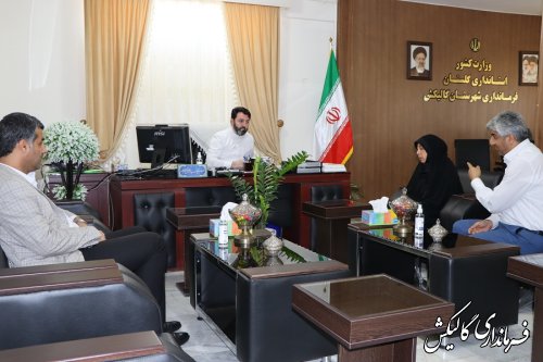 دیدار چهره به چهره فرماندار گالیکش با مردم شهرستان