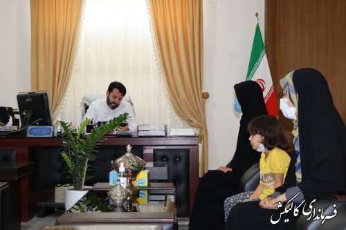 دیدار چهره به چهره فرماندار گالیکش با مردم شهرستان