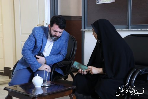ملاقات مردمی فرماندار گالیکش با شهروندان شهرستان برگزار شد