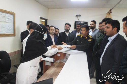 در مراسمی با حضور فرماندار و دیگر مسئولین شهرستان، از پرستاران گالیکش تجلیل شد